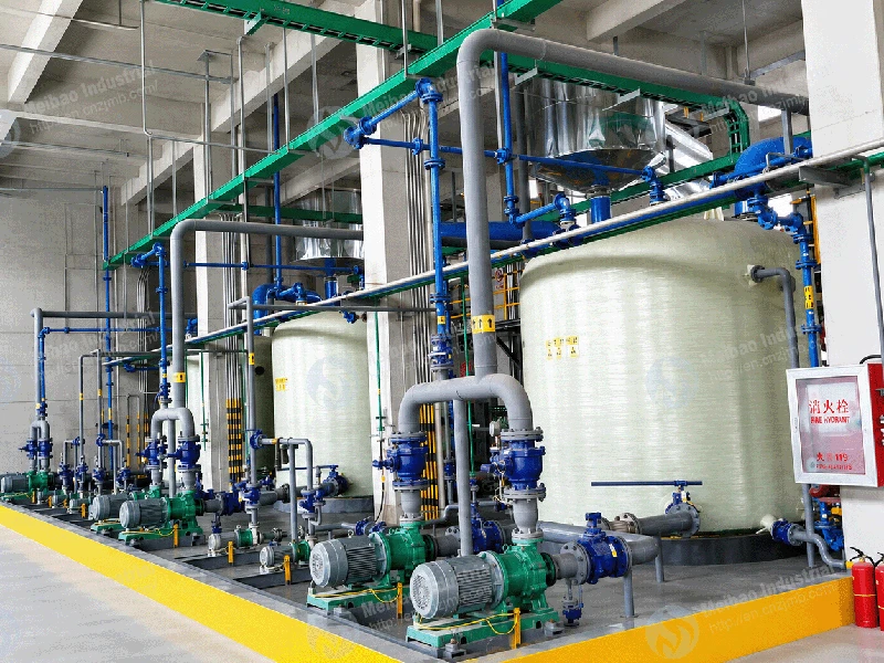 Ligne de production de chlorure de calcium
